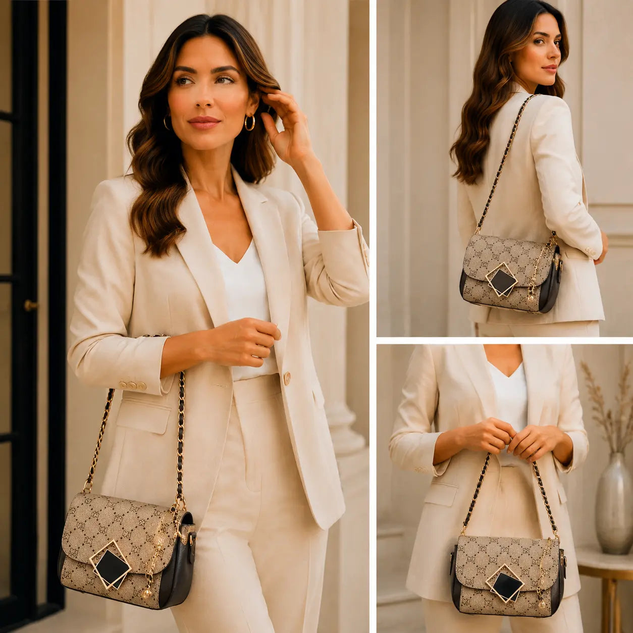 Bolsa Feminina Pequena Modelo Foxer Velin