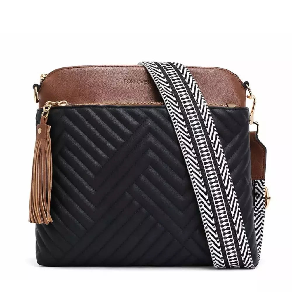 Bolsa Feminina Transversal  Althea Black