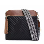 Bolsa Feminina Transversal  Althea Black