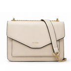 Bolsa Feminina Transversal De Couro Arvelle Beige