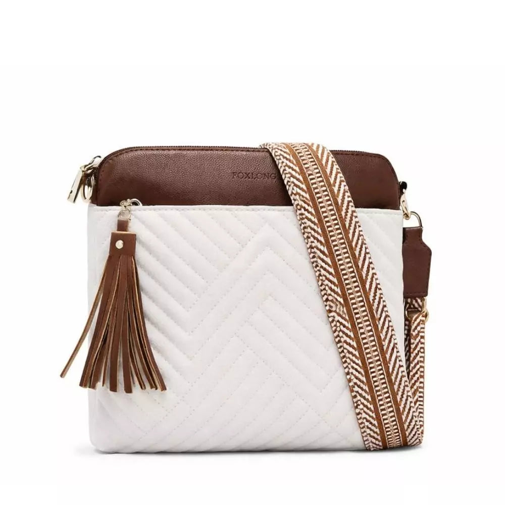 Bolsa Feminina Transversal  Althéna White