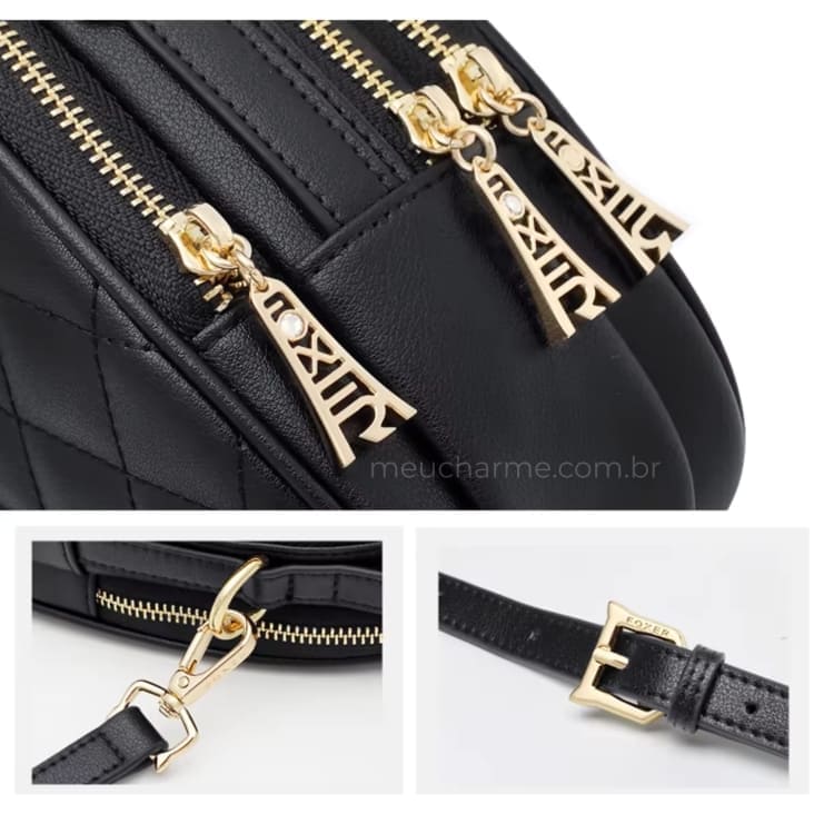 Bolsa Feminina Foxer Modelo Jolie Black
