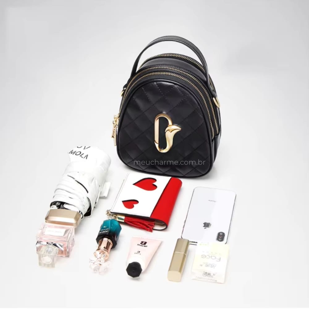Bolsa Feminina Foxer Modelo Jolie Black