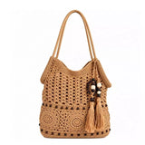 Bolsa de Praia Chic Lavinni Milos Coffe