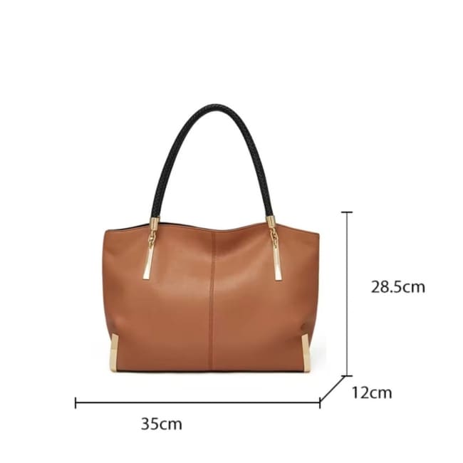 Bolsa Feminina Grande Foxer Modelo Velluto Brown