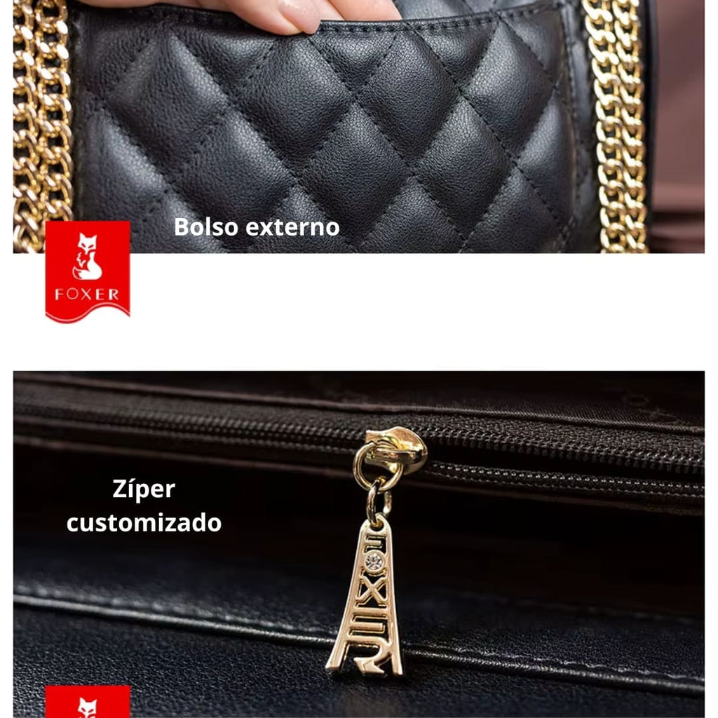 Bolsa Feminina pequena Modelo Foxer Bella Treluxe