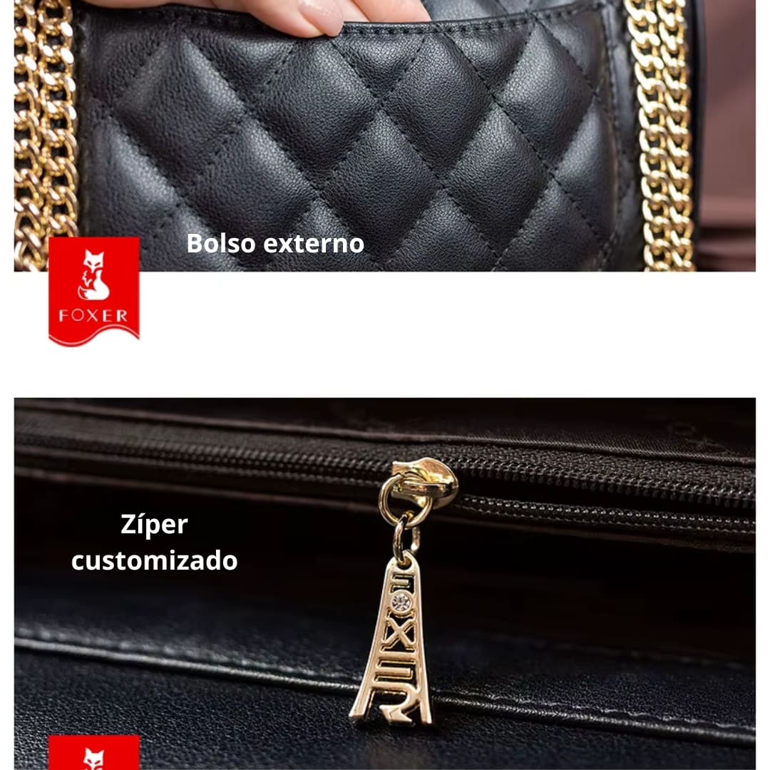 Bolsa Feminina pequena Modelo Foxer Bella Treluxe