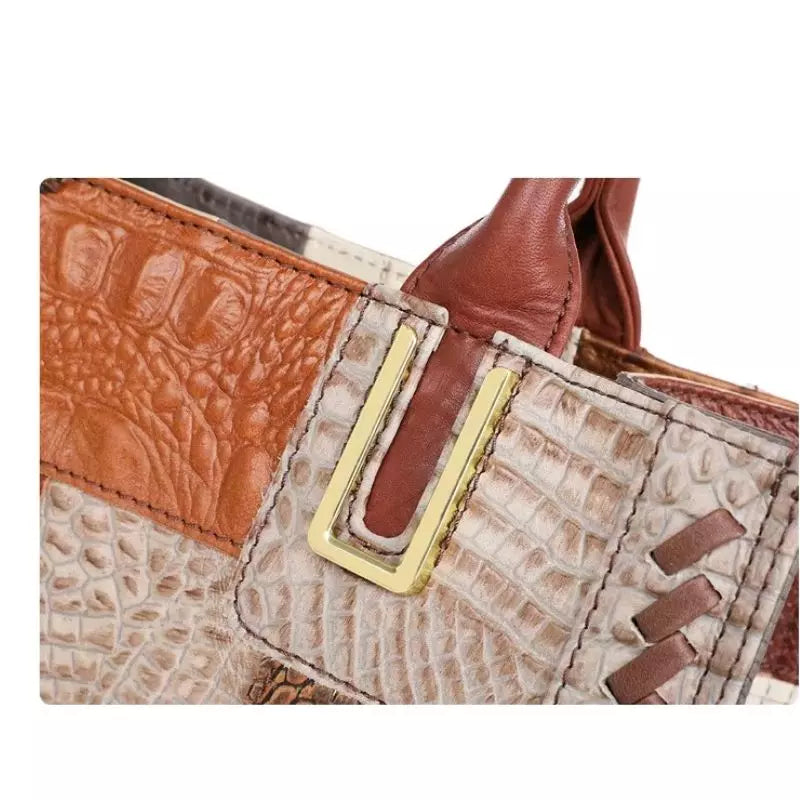 bolsa feminina grande em couro legítimo