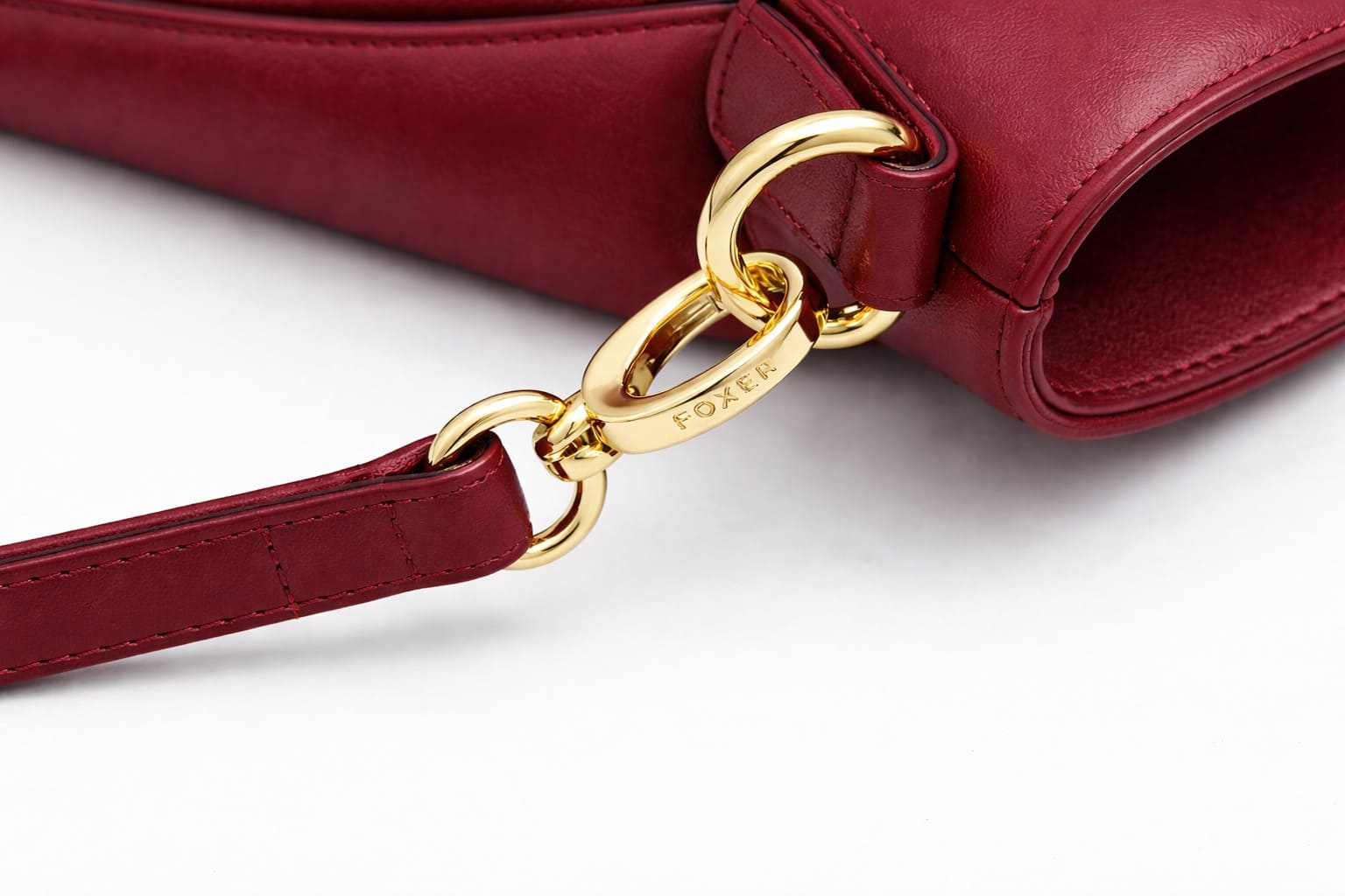 Bolsa Feminina Grande Foxer Mdelo Vallée Red