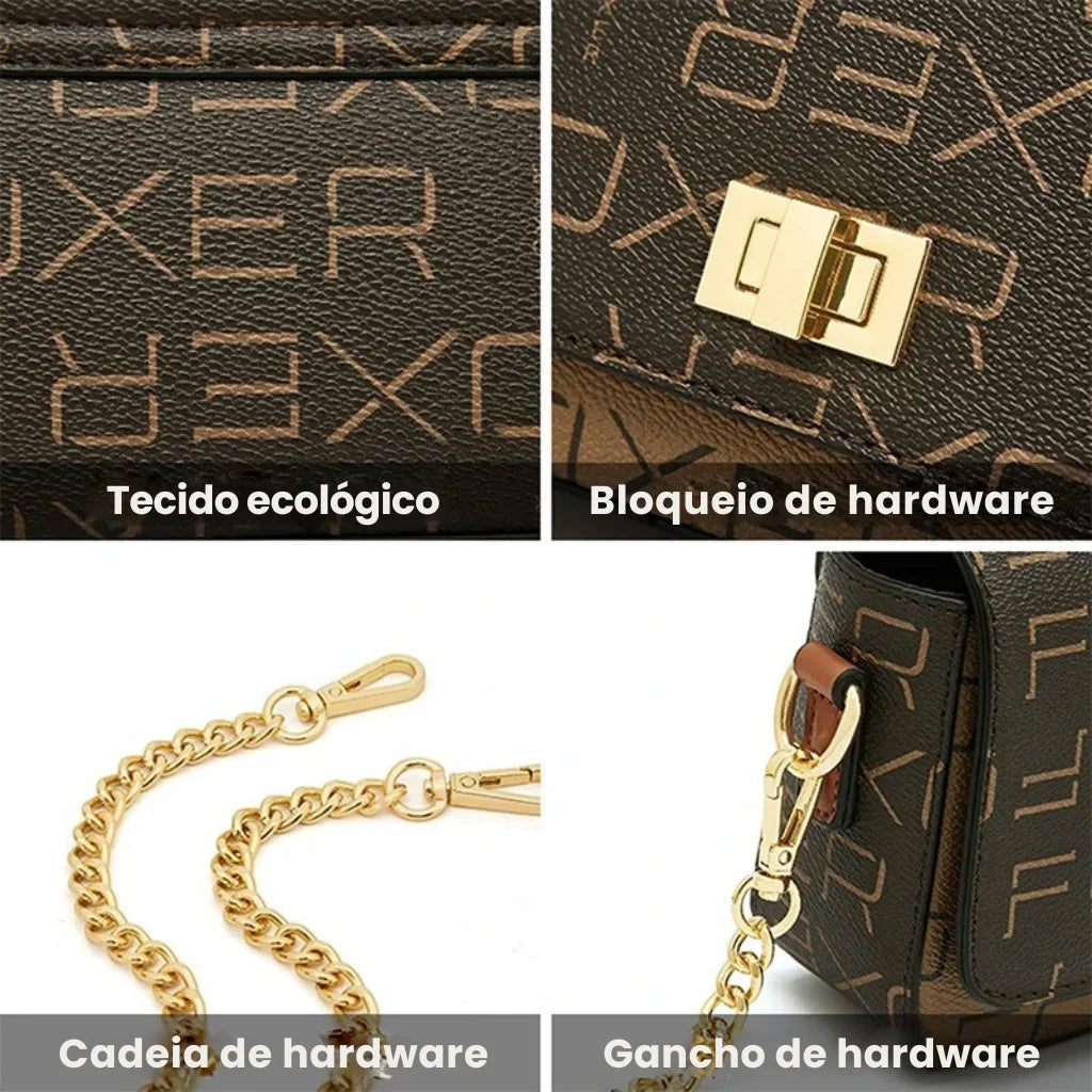 Bolsa Feminina Transversal Pequena Foxer Modelo Marvelle