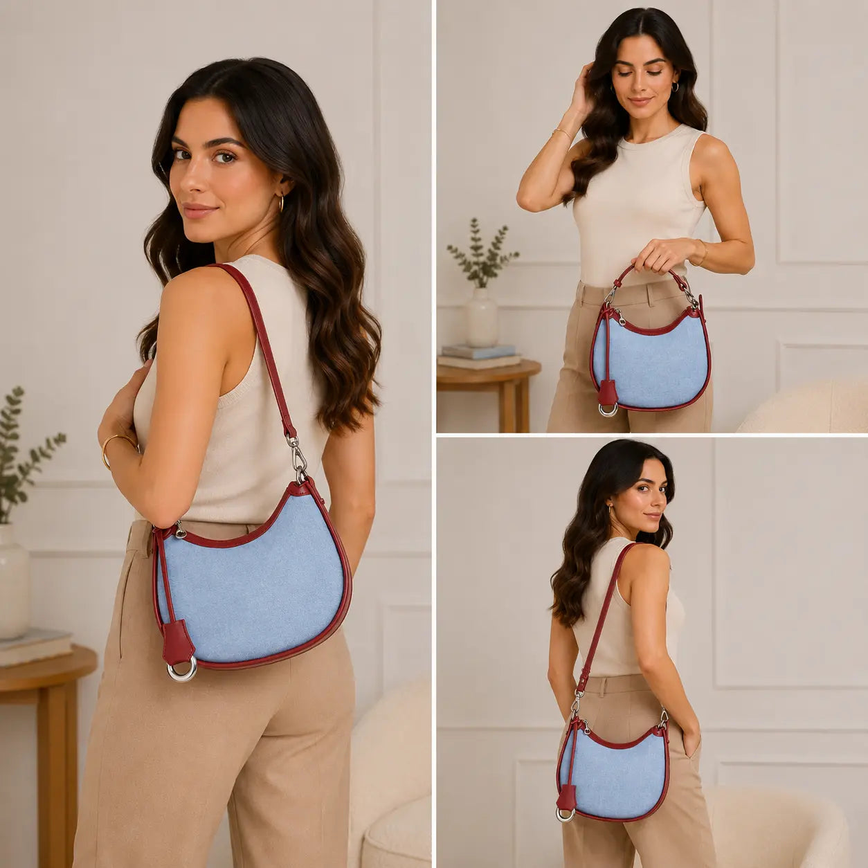 bolsa feminina transversal 