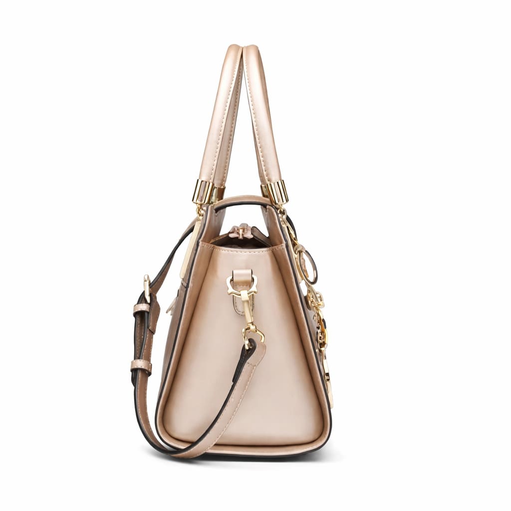 Bolsa Feminina Transversal Foxer Modelo Bella Rosê