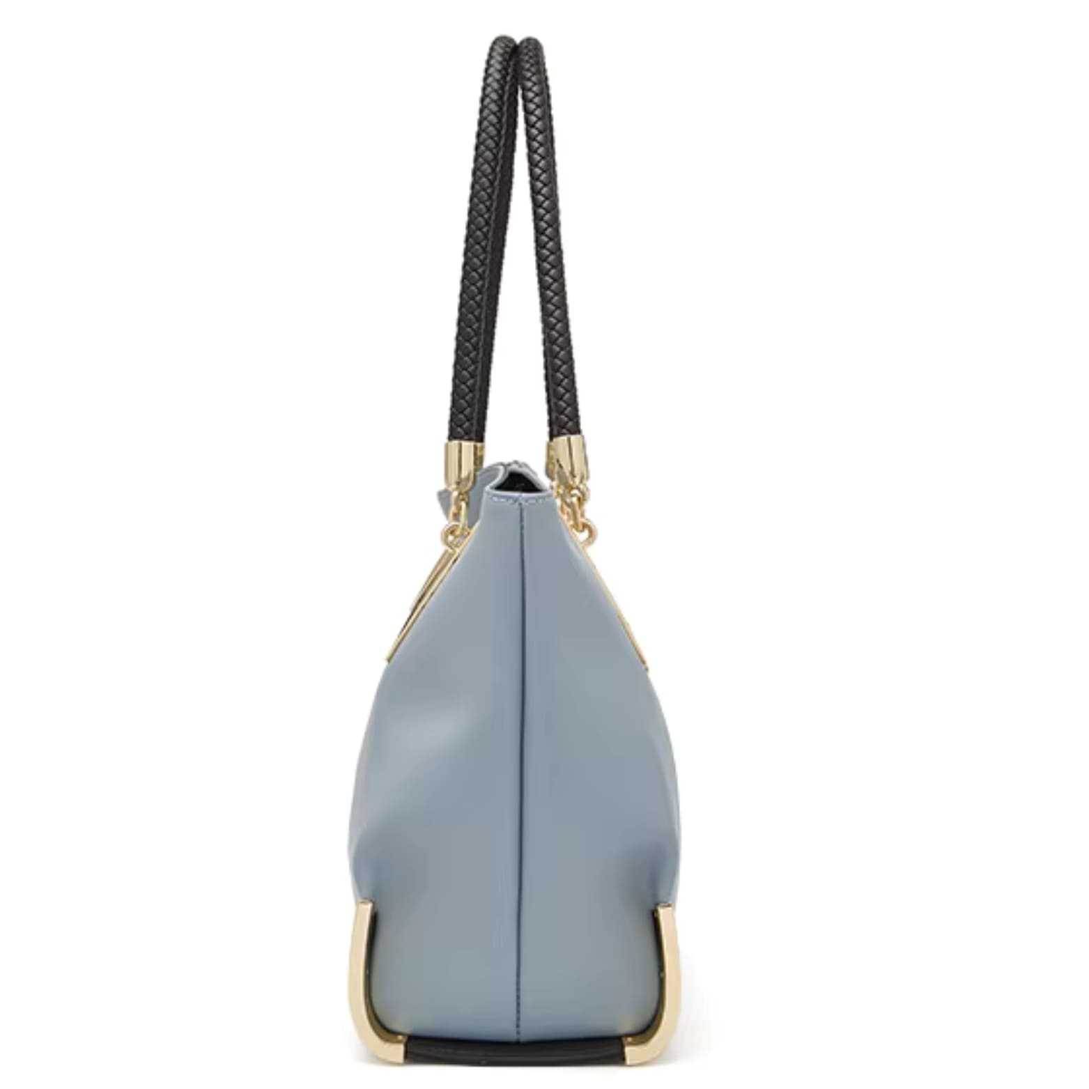 Bolsa Feminina De Couro  Modelo  Foxer  Vittora Blue