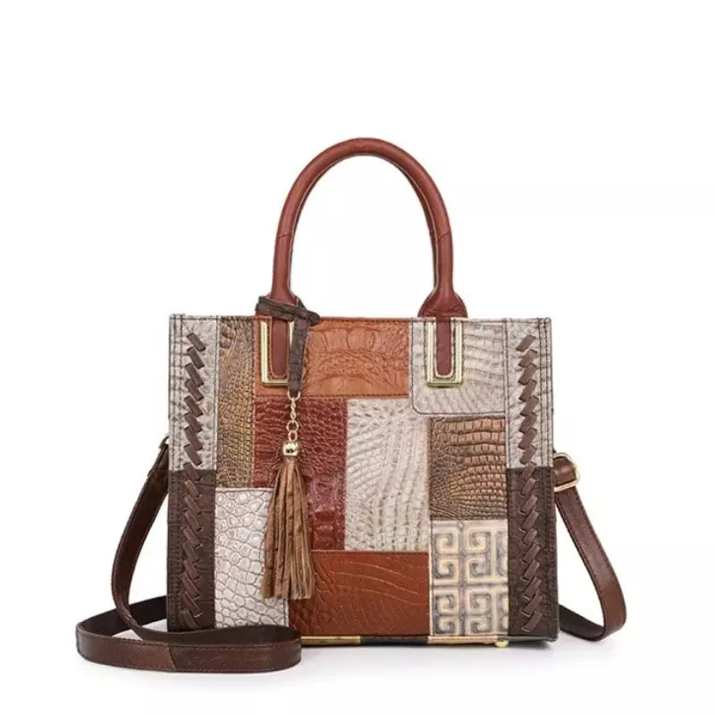 bolsa feminina de ombro em couro