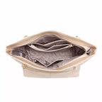 bolsa feminina de couro espaçosa