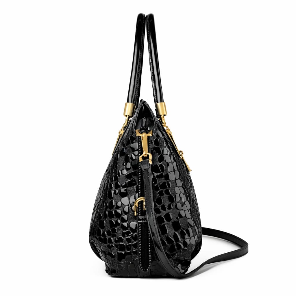 Bolsa Feminina Grande Foxer Modelo Royale Black
