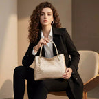 bolsa feminina transversal de couro premium 