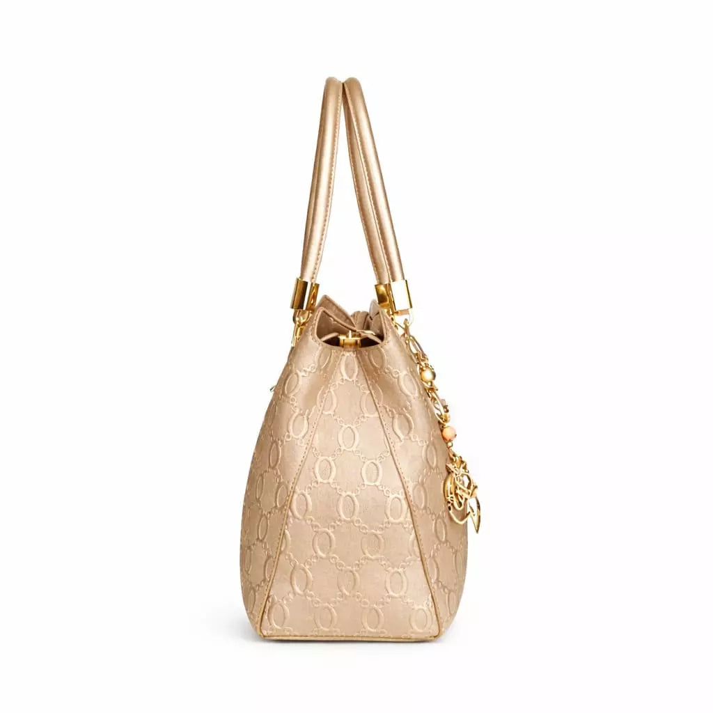 Bolsa Feminina Transversal Foxer Modelo Alma Golden
