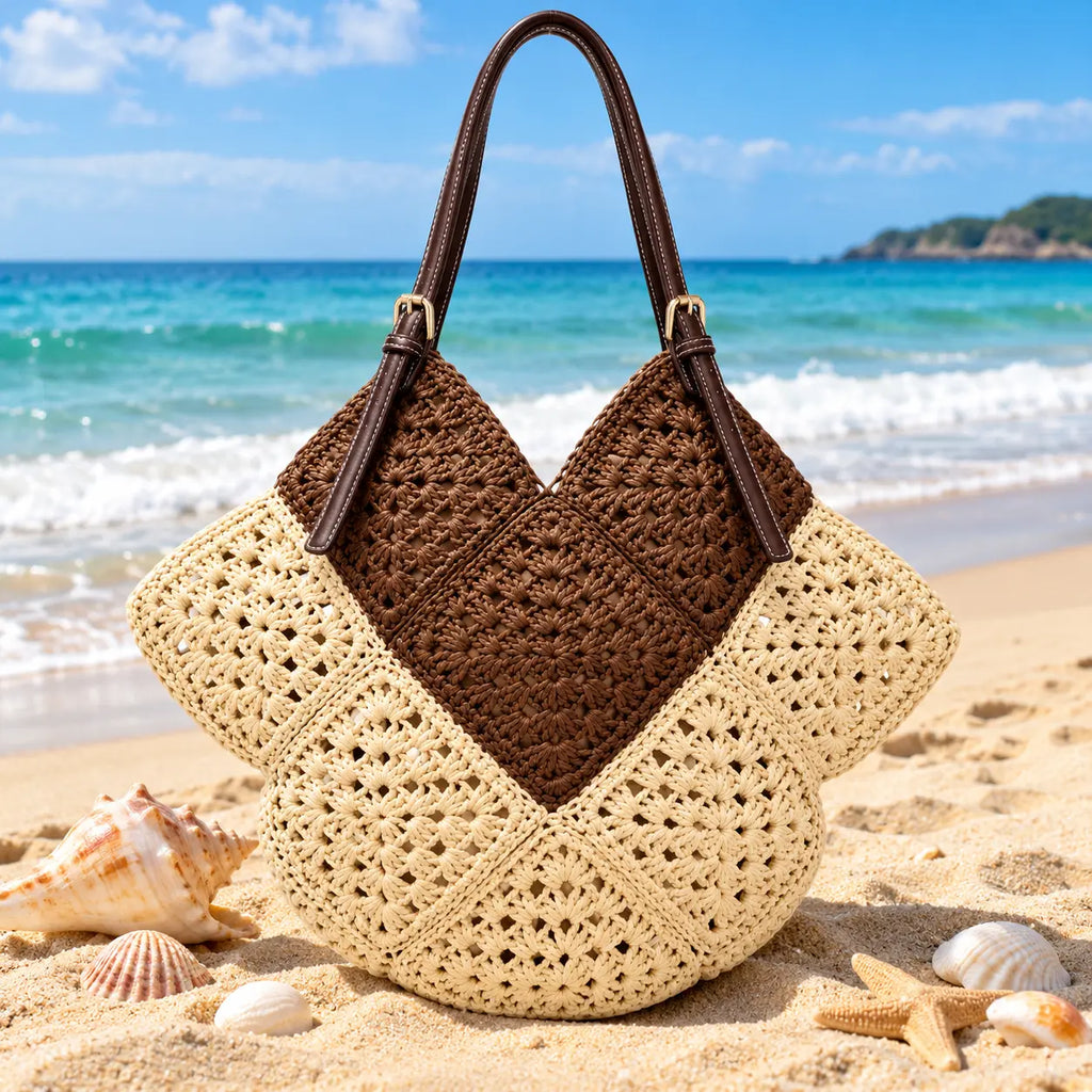 bolsa de croche elegante