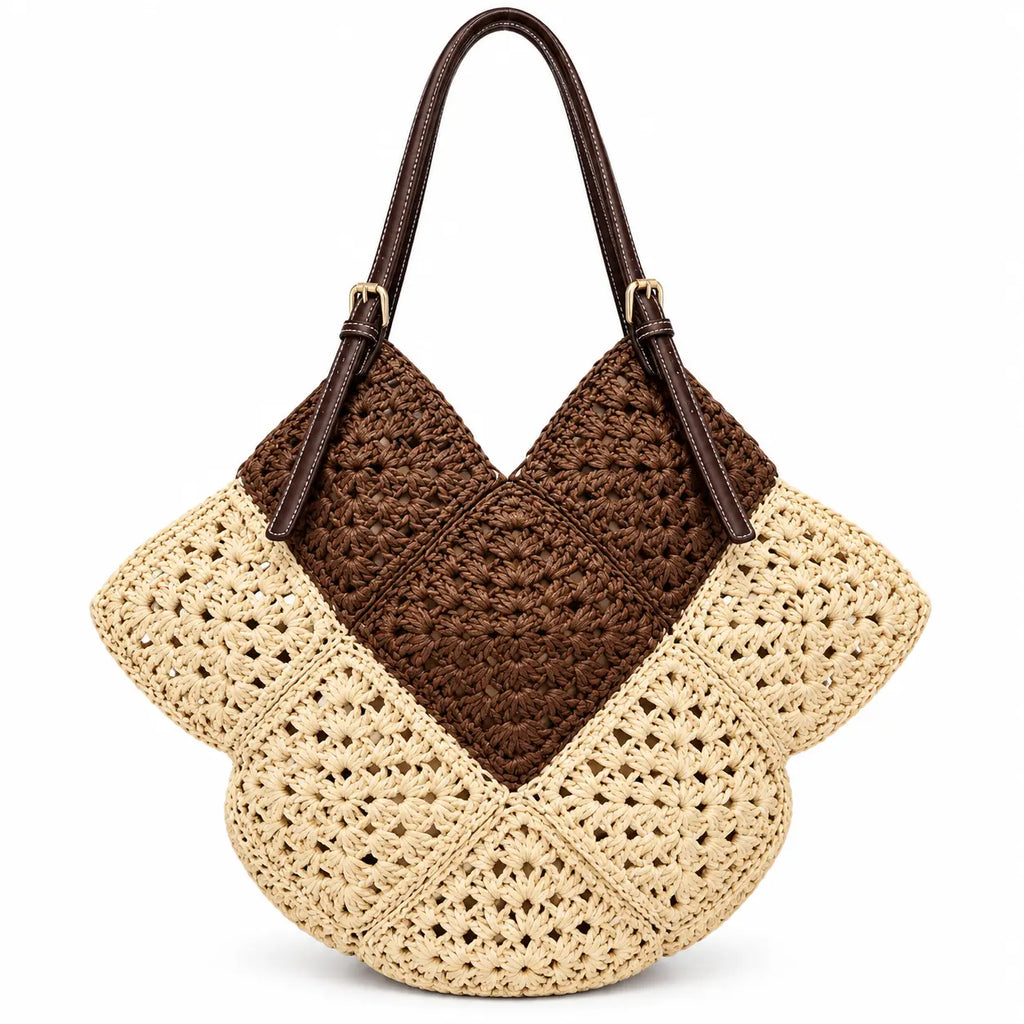 bolsa de croche elegante 