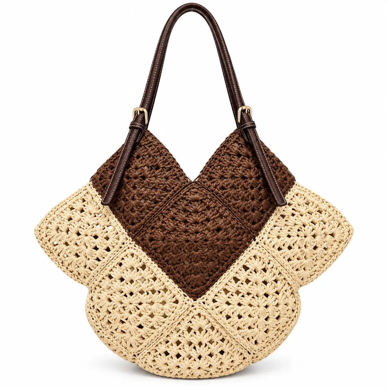 bolsa de croche elegante 