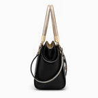Bolsa Feminina Grande Transversal Foxer Modelo Essène Black