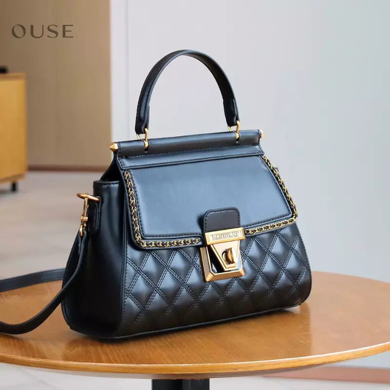 bolsa-feminina  preta de media elegante