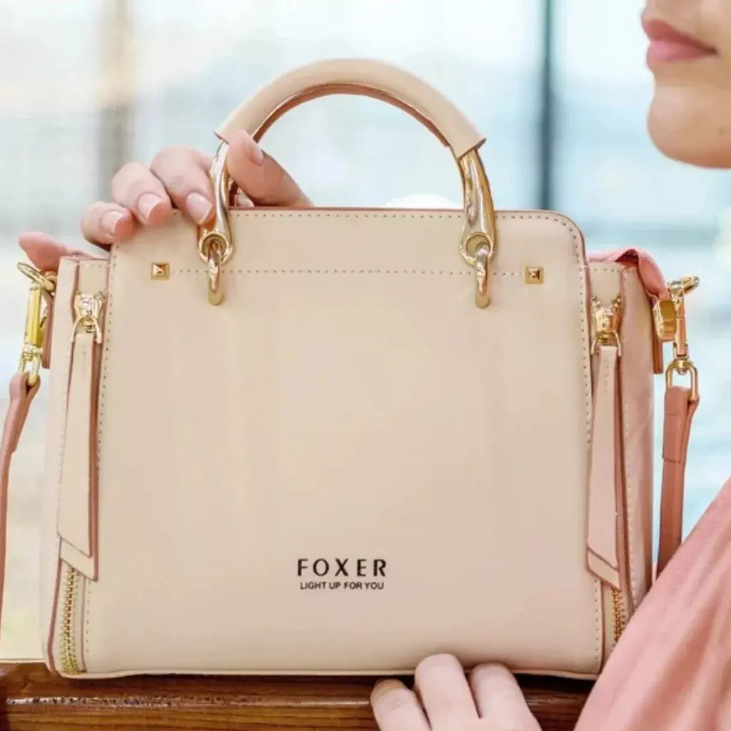 bolsa feminina transversal de couro elegante