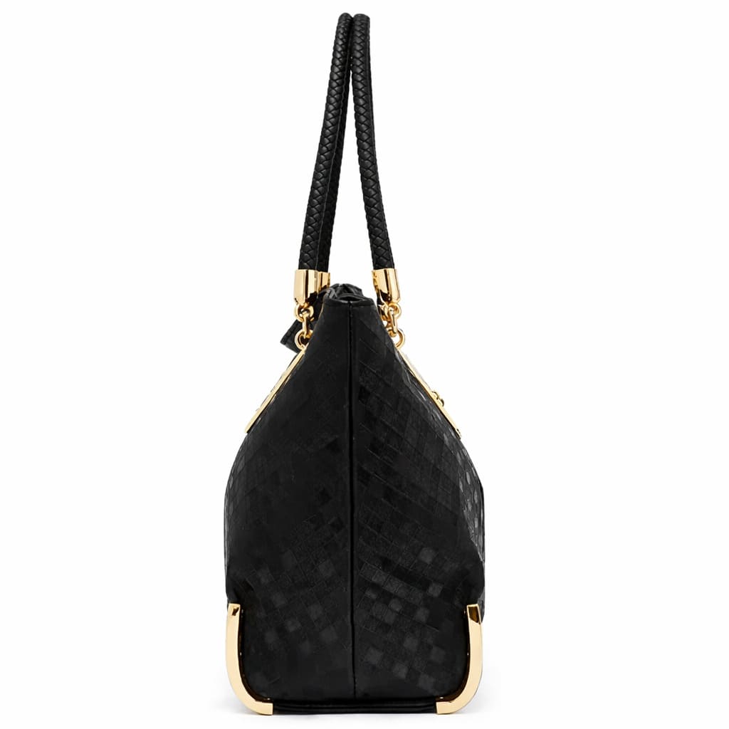 bolsa feminina grande de couro Ravenna Black