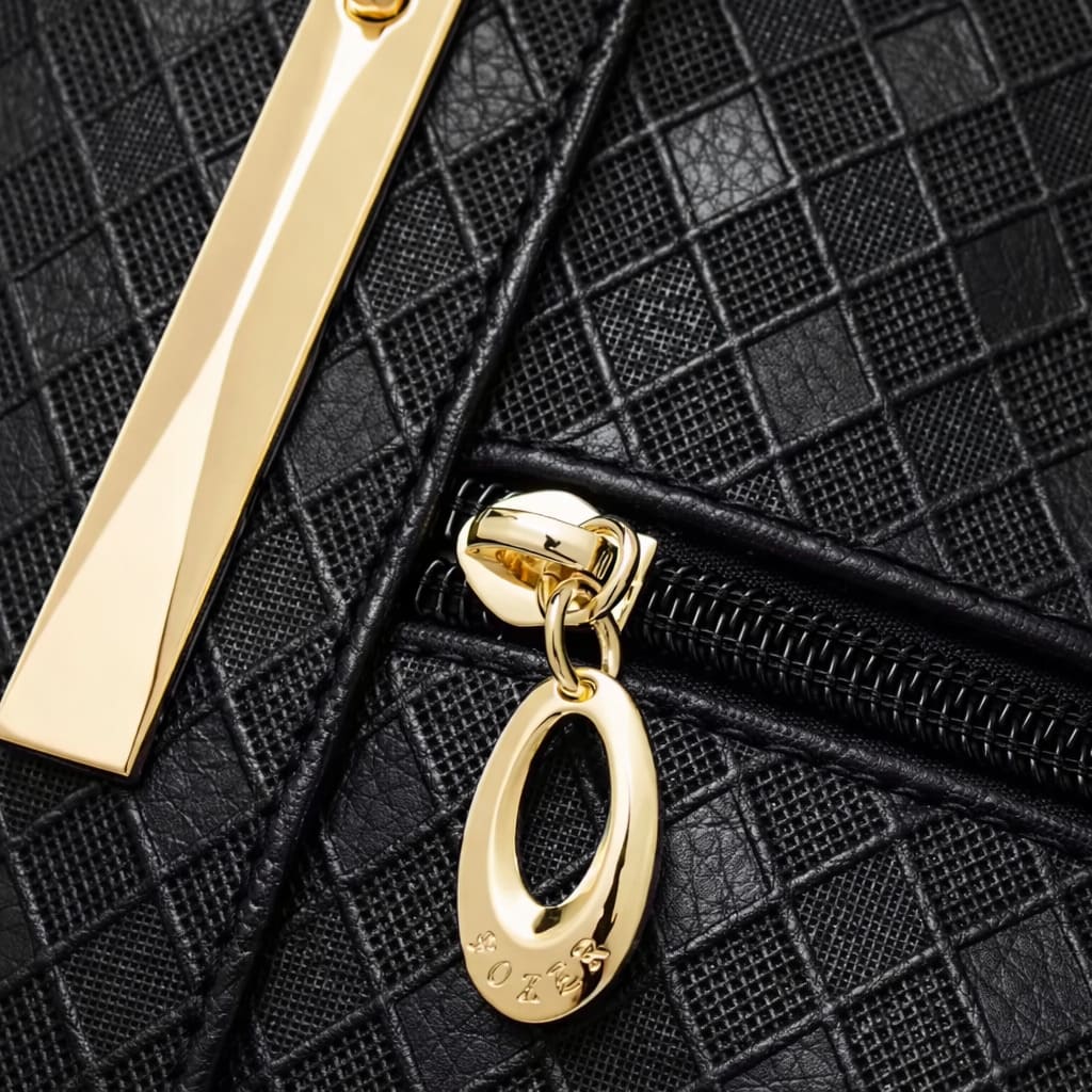  bolsa feminina de couro refinado  acabamento premium