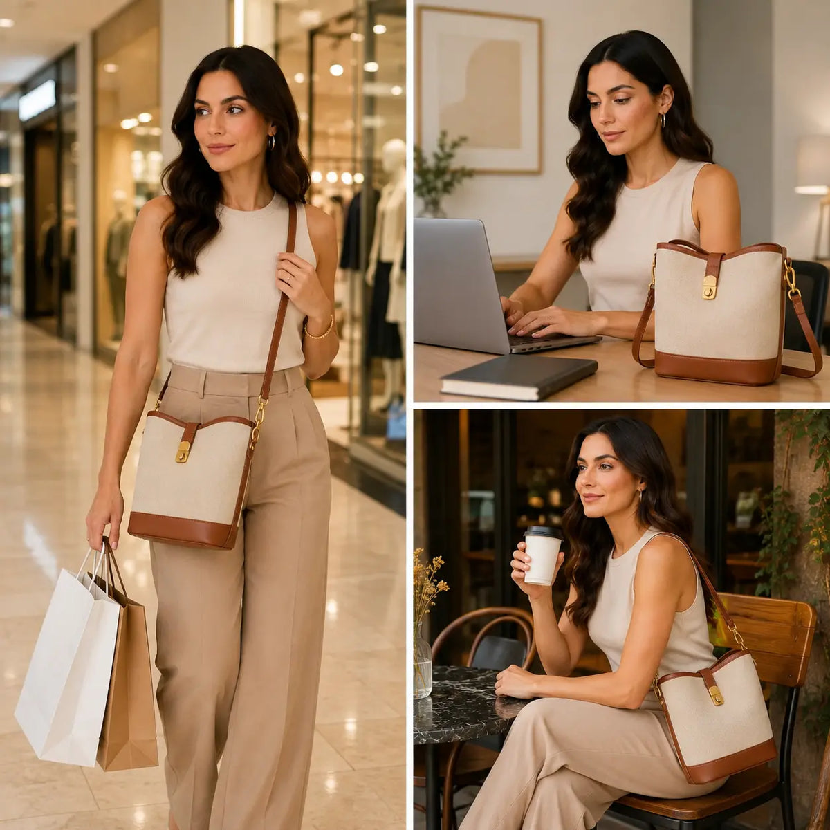 bolsa -feminina elegante feminina Saint Honoré