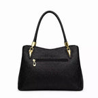 Bolsa Feminina Grande Foxer Mdelo Alma Black