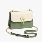 bolsa feminina transversal de couro 