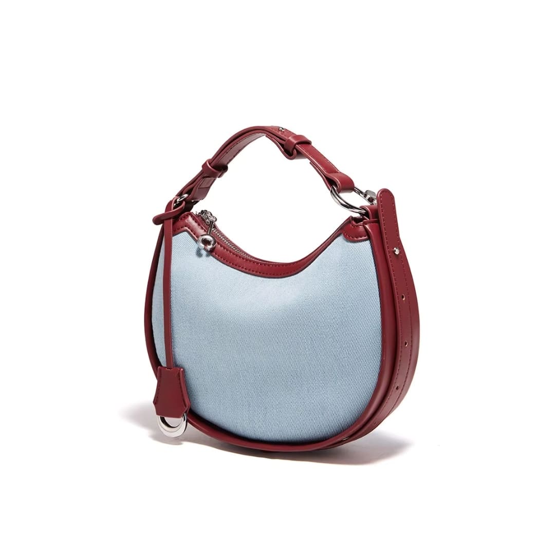 bolsa feminina transversal  pequena jeans luxe 2.6