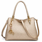 bolsa feminina de ombro em couro refinado