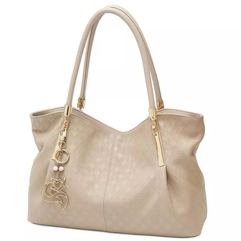 bolsa feminina de mao em couro refinado Saint Germain