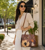 bolsa feminina transversal marrom