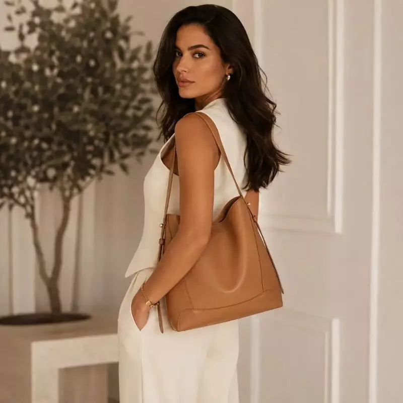 bolsa feminina de couro legítimo