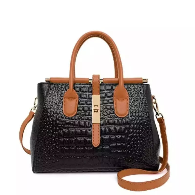 bolsa feminina de couro legitimo Celestine  Black