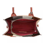 bolsa feminna de couro grande