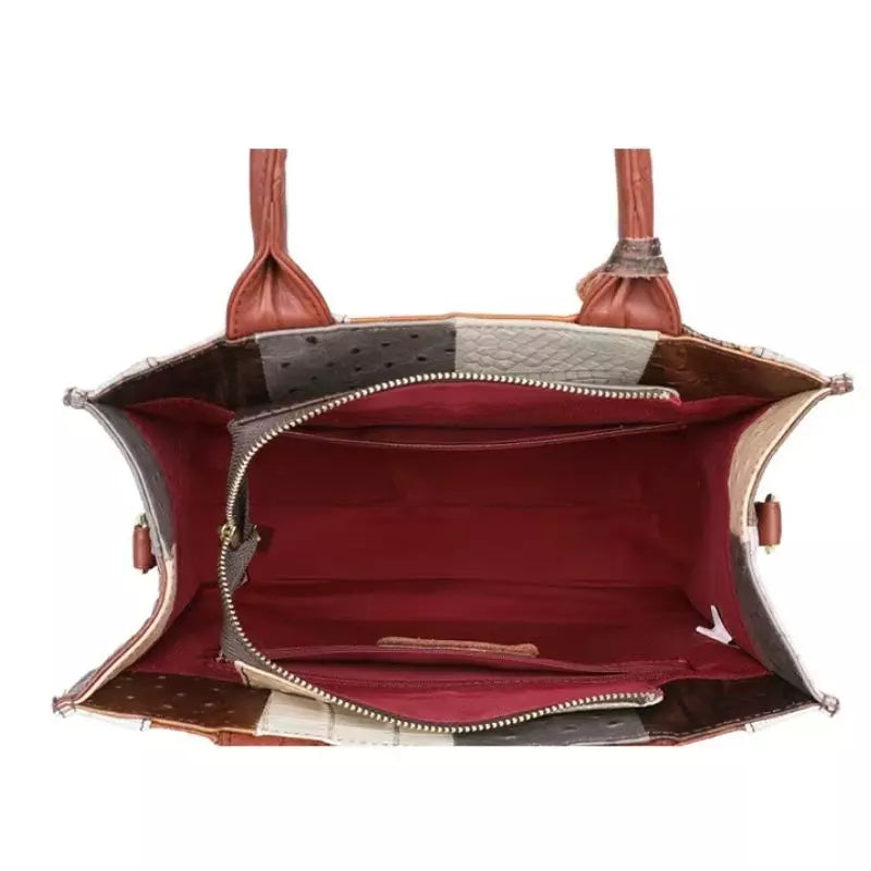 bolsa feminna de couro grande