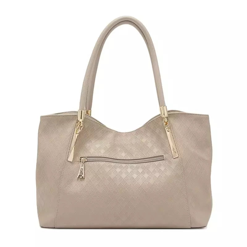 bolsa feminina grande de mao couro refinado Saint Germain