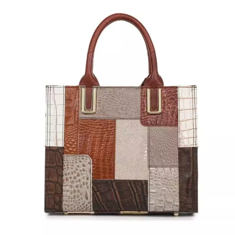 bolsa feminina grande de mao em couro