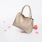 bolsa feminina em couro refinado original Alma Golden