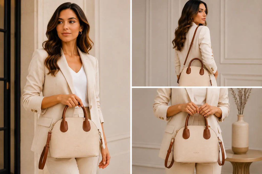 bolsa feminina pequena de couro