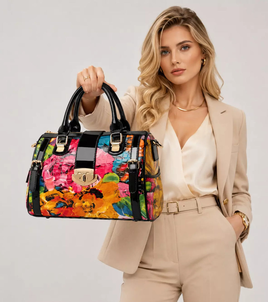 bolsa feminina transversal de couro