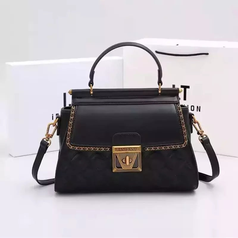 bolsa feminina-preta transversal  Auréline Paris