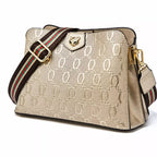 bolsa feminina media transversal Dauphine Beige