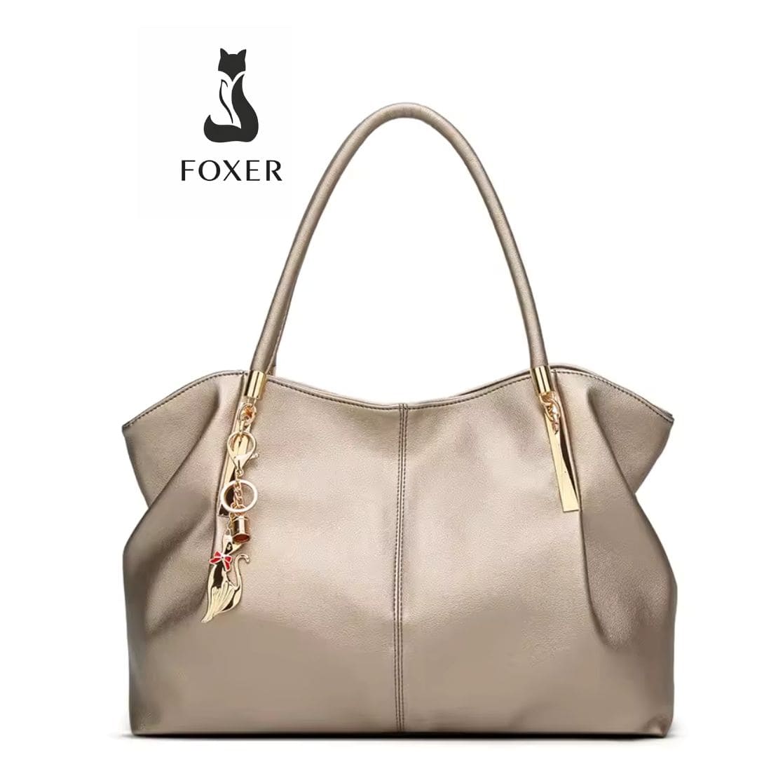 bolsa feminina grande de couro - modelo majesté
