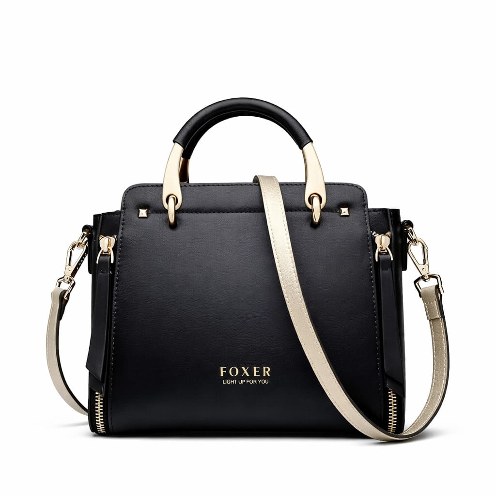Bolsa Feminina  Média Foxer Modelo FoxerPrestige Cabas Black